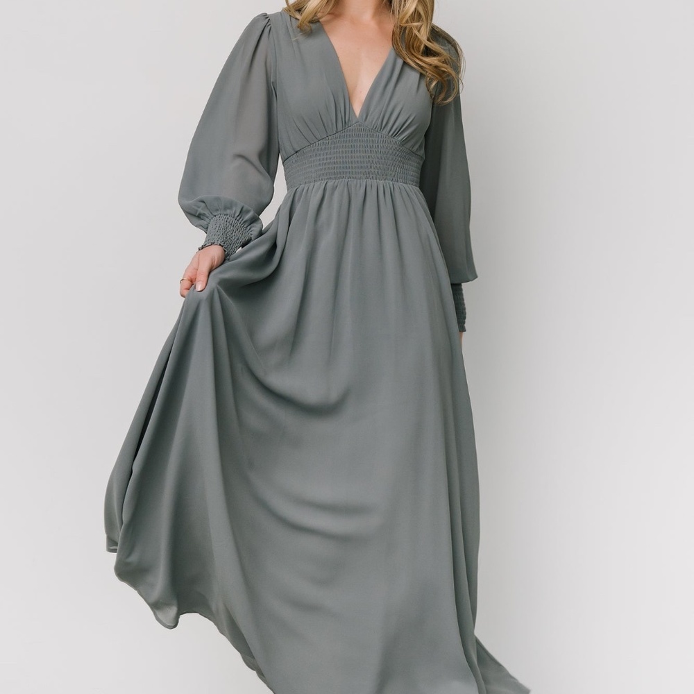 Baltic Born Olivia Maxi Dress | Dusty Blue Size XLXL